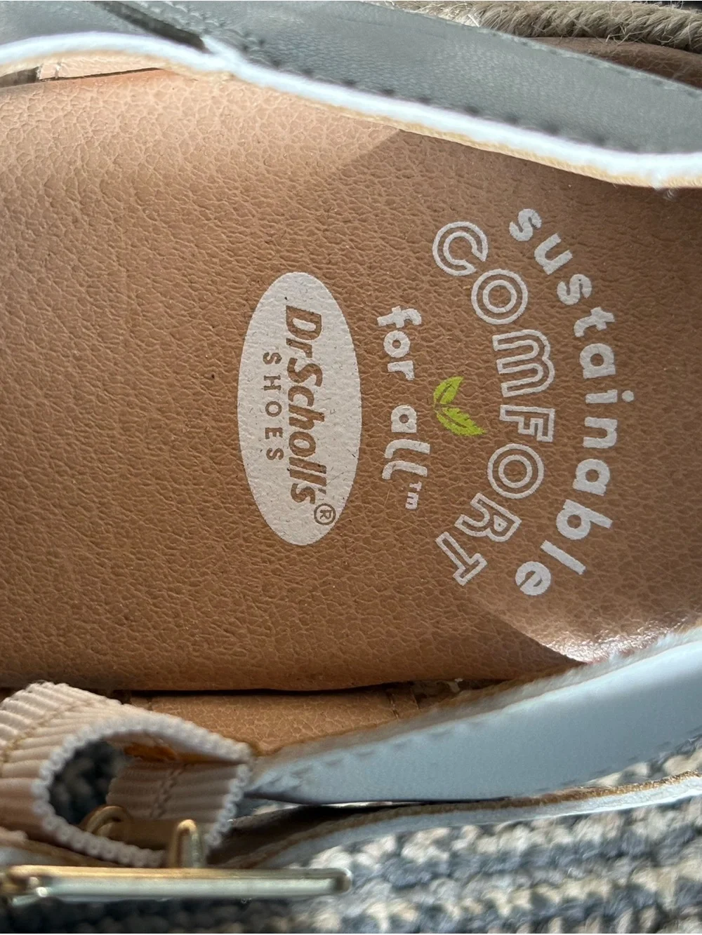 Dr. Scholl's Cream Multi-Strap Espadrille Wedge Sandals - Picture 4 of 6